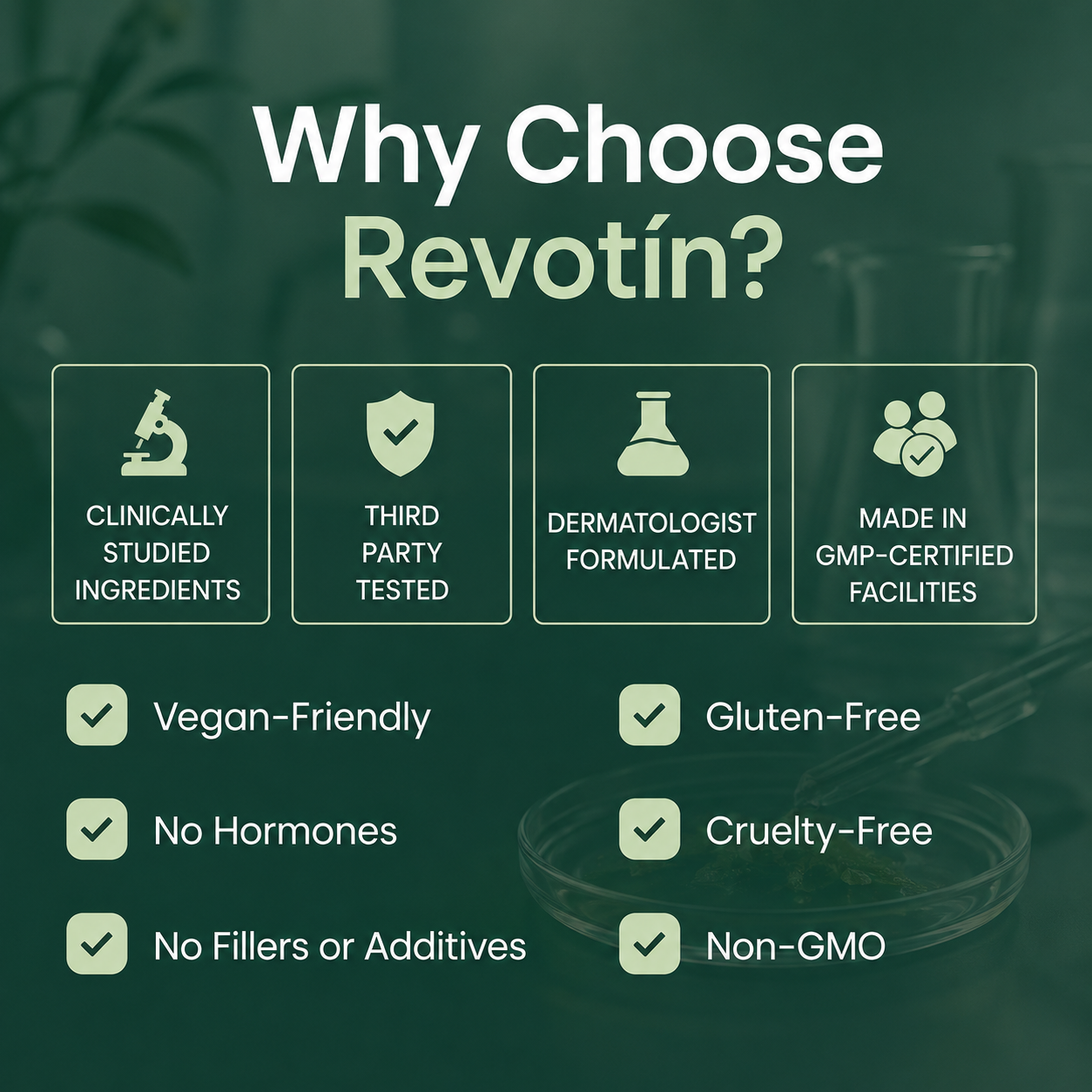 Revotín Repair Spray — Eliminates Thinning Hair